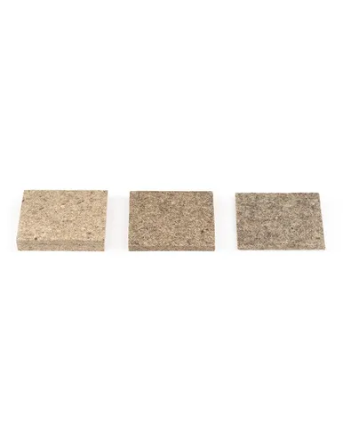 Miniatura 5 de The Felt Store F-1 Bolsas de muestra cuadradas de fieltro industrial de 3 pulgadas x 3 pulgadas de material de fieltro en 1/8 ", 1/4 ", 1/2