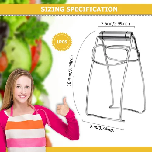 Miniatura 2 de DOERDO - Plato plegable de acero inoxidable, para cocina, hogar, restaurante, cocina
