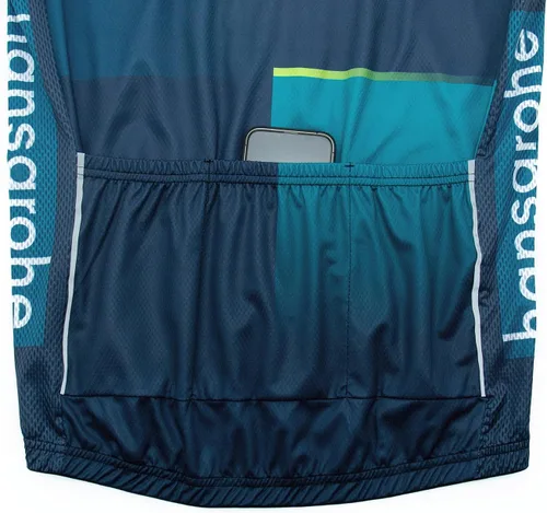 Miniatura 18 de Conjunto de ropa de ciclismo para hombre, manga larga, jersey de ciclismo con cremallera, bolsillo, traje de bicicleta, pantalones con babero de gel