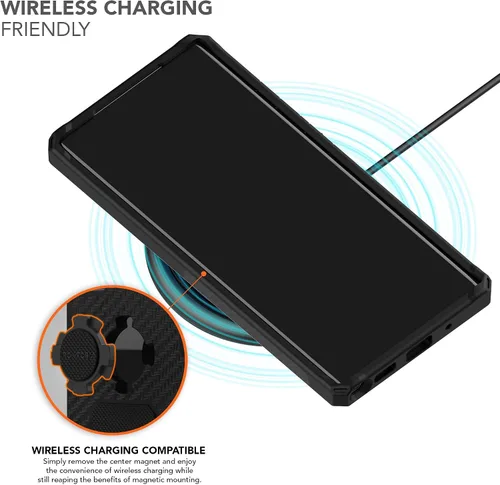 Miniatura 6 de Rokform - Funda para Galaxy Note 20 Ultra, funda magnética con bloqueo giratorio de cuatro pestañas, resistente de grado militar, funda protectora