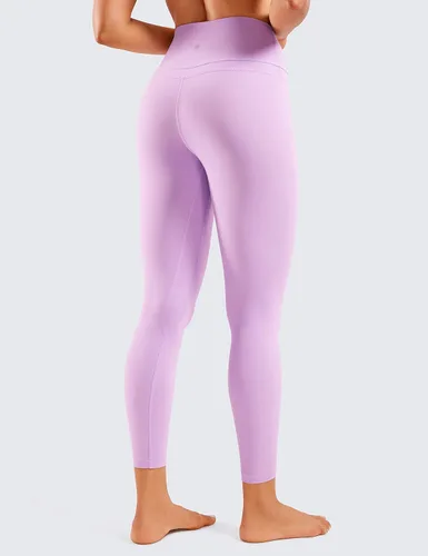 Miniatura 2 de CRZ YOGA Leggings de yoga 78 para mujer, sensación de desnudo, pantalones ajustados de cintura alta de 25 pulgadas