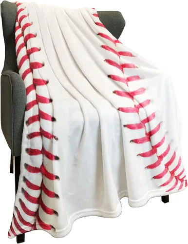 Miniatura 9 de HommomH Manta de forro polar deportivo 40 "x 50" para fútbol americano deportivo, divertido, tradicional, liviano, suave, cálido y acogedor