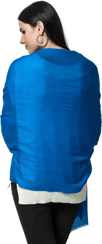 Miniatura 5 de PASHWRAP Bufanda de cachemira tejida a mano en Cachemira - Lujosa bufanda grande de cachemira para mujer ligera