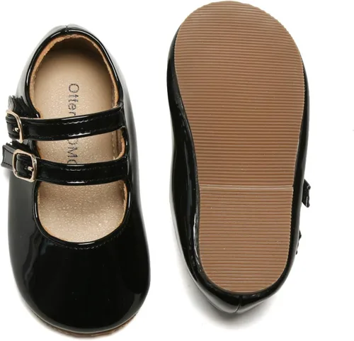 Miniatura 8 de Otter MOMO Zapatos planos de bailarina para niña, con lazo decorativo, ideales para llevar con vestido y combinan bien con flores, para escuela