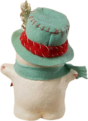 Miniatura 2 de Bethany Lowe Figura de muñeco de nieve "Joy to the World