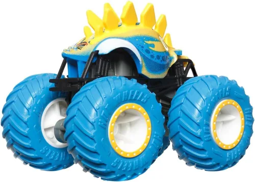 Miniatura 4 de Hot Wheels Monster Trucks Motosaurus (amarillo/azul)