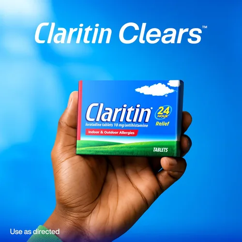 Miniatura 11 de Claritin Medicamento para la alergia para adultos, pastillas de loratadina sin somnolencia de 10 mg de 24 horas, antihistamínico, 30 tabletas + 1