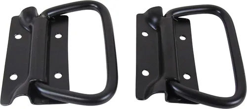 Miniatura 2 de Reliable Hardware Company RH-0540BK-2-A Juego de 2 manijas para cofre, color negro.