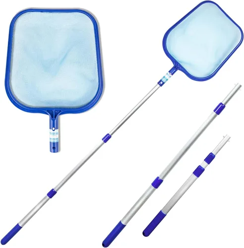 Miniatura 8 de SWIMLINE HYDROTOOLS - Accesorios para poste de piscina, red de desnatador de hojas de mano para piscinas y spas Poste de piscina integrado y red