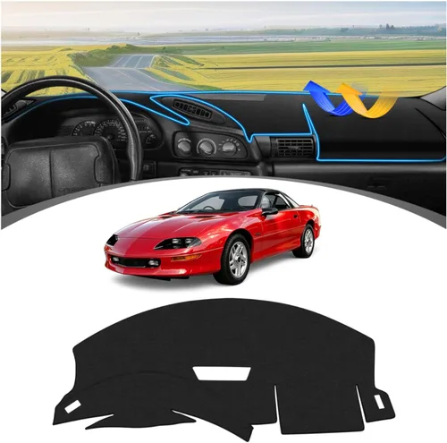 Miniatura 83 de FIILINES Cubierta para tablero Compatible con Mazda 3 2010-2013 Accesorios Tapete para tablero para Mazda 3 Accesorios Tapete para salpicadero