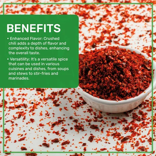 Miniatura 5 de Jiva Organic Chili Flakes Bolsa de 7 onzas – Pimiento rojo triturado de calor medio, 100% natural y sin OMG