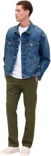 Miniatura 5 de Gap Pantalones chinos caqui Essential Straight Fit para hombre Palomino Brown Global