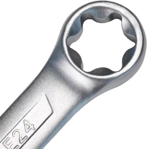 Miniatura 9 de Juego de llaves de caja TRX-Star E-Torx de 4 piezas, E6 E8 E10 E12 E14 E18 E20 E24 Torx Juego de llaves Torx, juego de llaves de doble extremo