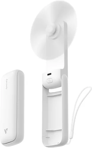 Miniatura 11 de Aecooly Ventilador Portátil Delgado, Ventilador de Mano Delgado, Mini Personal Recargable por USB [Tiempo Máximo de Enfriamiento 24H], Pequeño