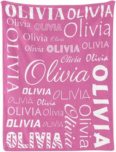 Miniatura 7 de Manta de bebé personalizada con nombre, manta personalizada con nombre, manta personalizada para adultos, niños, cumpleaños, Navidad, Día