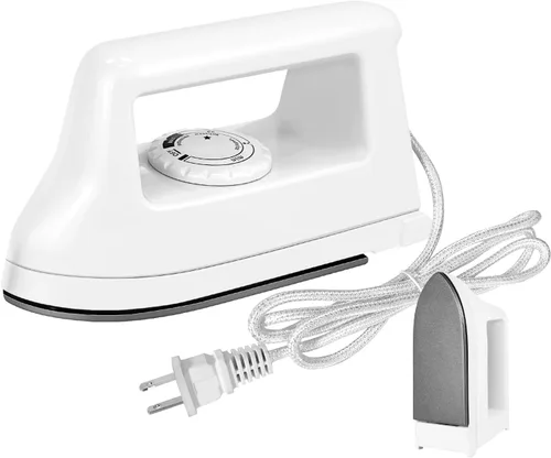 Kit de Prensa de Calor Mano de Hierro para Manualidades Mini KPX, Prensa de Calor Mano Práctica Portátil con Alfombrilla de PVC, Accesorios de Base