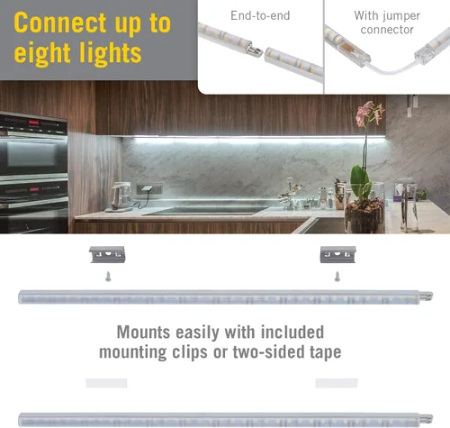 Miniatura 4 de Armacost Lighting RigidStrip - Kit de difusor de luz LED enlazable de 24 V, 12 pulgadas, 4000 K 321119
