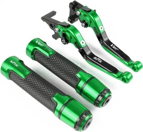 Miniatura 16 de Accesorios de motocicleta Ajustable Plegable Extensible Palanca de Embrague de Freno Manillar Manillar Agarraderas Tapón CNC para Kawasaki Z300