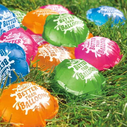 Miniatura 3 de NERF Juguetes de agua Better Than Balloons, 228 cápsulas, fácil de limpiar 1 pieza, muchas formas de jugar, diversión acuática en el patio trasero