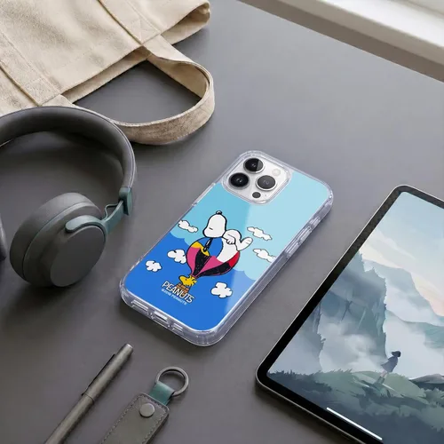 Miniatura 6 de Head Case Designs Funda de gel con licencia oficial de Peanuts Snoopy & Woodstock Balloon Halfs and Laughs [protección de grado militar] compatible