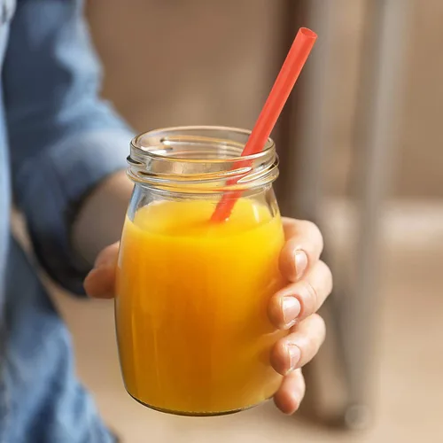 Miniatura 7 de 100 popotes Boba para batido de varios colores, de plástico, desechables, de boca ancha, grandes, envueltas individualmente