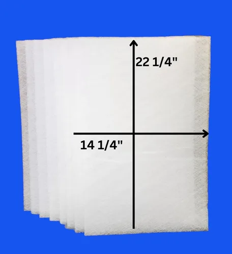 Filtros de envío rápido, paquete de 20 filtros compatibles con Cimatec AirScreen 1000 de 16 x 25 pulgadas, 10 cambios de filtro (tamaño real del
