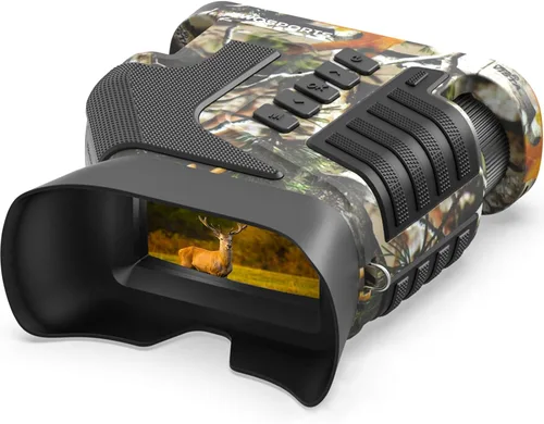 Miniatura 11 de WOSPORTS 4K Night Vision Goggles– 64GB TF Card, 10X Optical & 8X Digital Zoom, 1315FT Infrared Range, IPX Waterproof, Ideal for Camping Verde militar