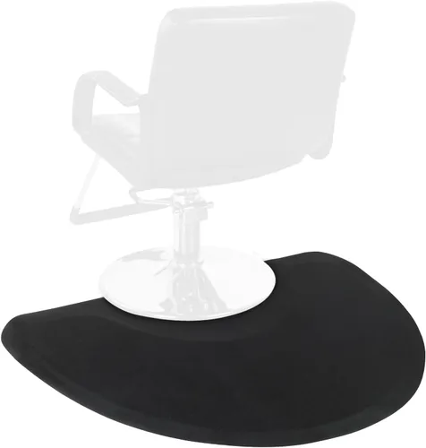 Miniatura 11 de Winado Tapete de salón de 3 x 4.5 pies para estilista, tapete para silla de peluquería y peluquería, tapete antifatiga de 1/2 pulgada de grosor