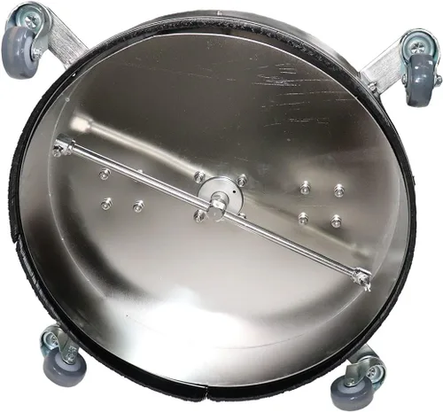 Miniatura 7 de Limpiador de superficies de acero inoxidable de 21 pulgadas con puerto de vacío, ruedas y accesorio para lavadora a presión de varilla 4000 PSI, 12