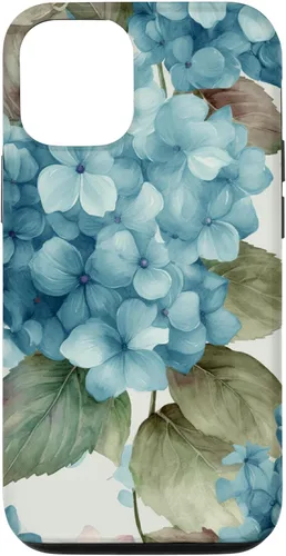 Miniatura 28 de Watercolor Shabby Chic Blue Hydrangeas Flower Case for iPhone 17