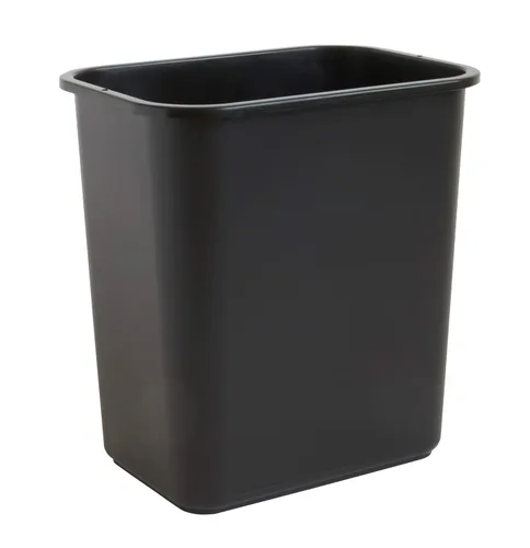 Miniatura 7 de United Solutions Papelera de reciclaje de 7 galones / 28 cuartos de galón, se adapta debajo del escritorio y espacios pequeños y estrechos en Azul