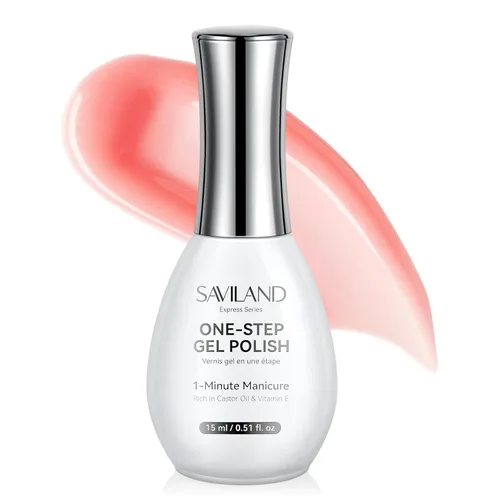 Miniatura 12 de SAVILAND Glazed Nails - Esmalte de uñas de gel de un solo paso: 0.5 onzas de esmalte de gel de ojo de gato, bolígrafo de arte 5 en 1 Jelly Silver