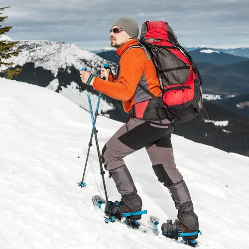Miniatura 7 de G2 21/25/30/36 Pulgadas - Raquetas de nieve ligeras para mujeres, hombres y jóvenes, juego con bolsa de transporte, fijaciones de trinquete
