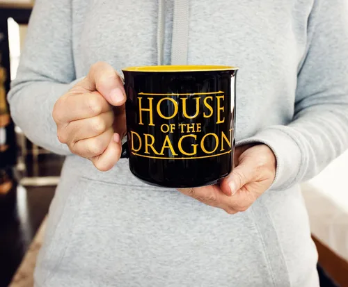 Miniatura 5 de Taza de cerámica Game Of Thrones House of the Dragon para caravana, taza de café grande para expreso, té, coca Capacidad para 20 onzas