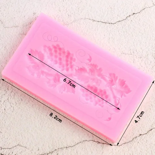 Miniatura 2 de 1 molde de silicona de hojas de uva para bricolaje, hecho a mano, helado, magdalena, decoración de pasteles, gelatina, molde de jabón, pasta