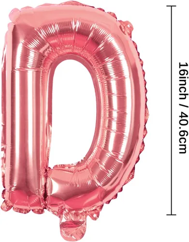 Miniatura 3 de Globos de oro rosa con purpurina para el día de la madre, suministros de decoración para el día de la madre (oro rosa)