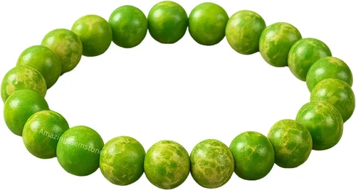 Miniatura 825 de Amazing Gemstone Pulsera de cristal para mujeres y hombres, pulsera de cristal curativo de protección, pulsera elástica con cuentas de piedras