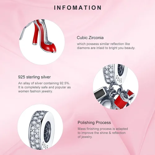Miniatura 3 de 925 Sterling Silver Charms for Bracelets and Necklaces Mom Heart Beating Love Charms Gift for Christmas Valentine's Day Mother's Day Gifts for Girls