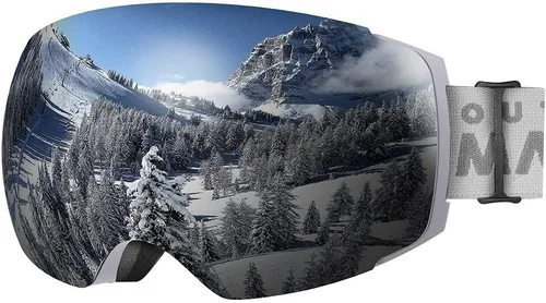 Miniatura 22 de OutdoorMaster Gafas de esquí PRO – sin marco, lente intercambiable, 100% protección UV400, gafas de nieve para hombres y mujeres