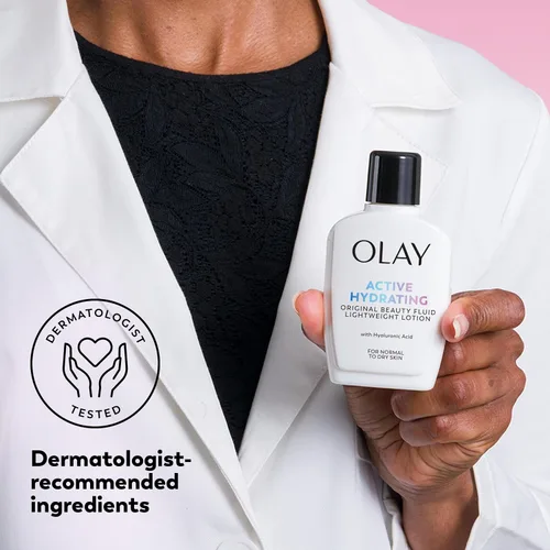 Miniatura 7 de Olay Hidratante Facial, Loción Fluida de Belleza Hidratante Activa, Hidratante Facial Original, 4 Oz. (Paquete de 2)