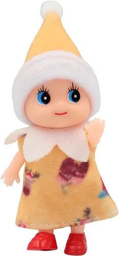 Miniatura 12 de WULEEUPER - Muñecas pequeñas de elfo bebé Decoración navideña de elfo en miniatura Regalo para recién nacido Muñecas de bebé para niña y niño