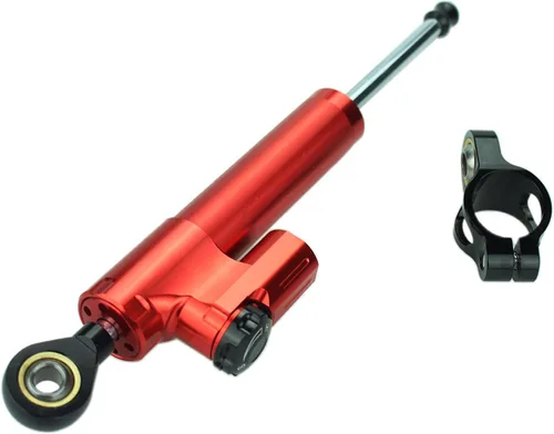 Miniatura 20 de Amortiguador de dirección universal ajustable para motocicleta, compatible con GSXR 600 750 GSR750(K4) 2001-2005, GSXR600 2006-2010, GSXR1000