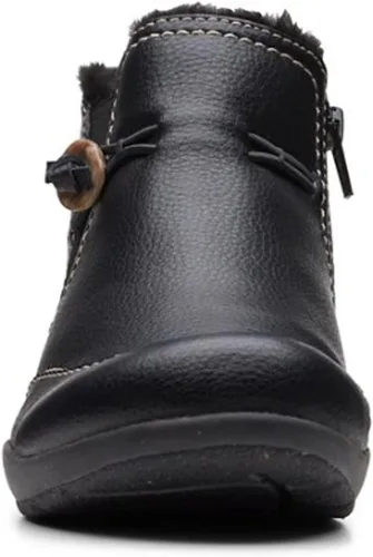 Miniatura 3 de Clarks Roseville Aster - Botines para mujer, Negro