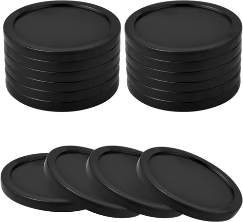 Miniatura 2 de Coopay 12 discos de hockey de aire para el hogar, discos de repuesto pesados de 2.5 pulgadas para mesas de juego, accesorios de equipo, 0.44 onzas