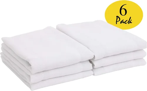 Miniatura 6 de Pañales para eructos, color blanco, 14.5 x 20.5 pulgadas (paquete de 6)