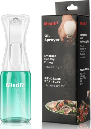 Miniatura 14 de Mistifi oil spray 200ml PET bottle/150ml Glass. Fine Mist Spray Bottle for Air Fryer, Olive Oil, Healthy Nonstick Frying, Commercial & Home Kitchen