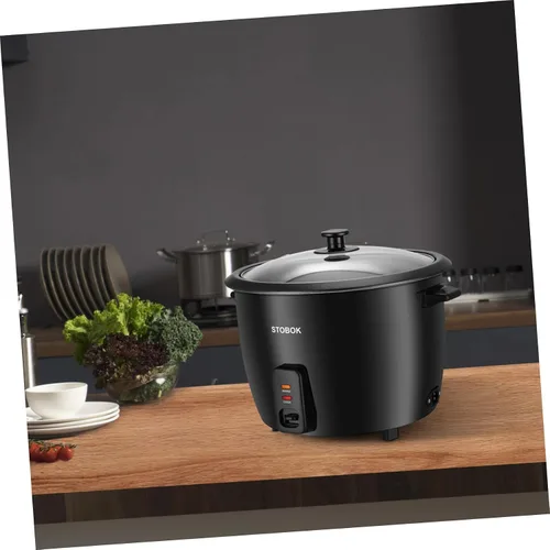 Miniatura 9 de Arrocera eléctrica multifuncional para guisos de papilla de arroz, electrodomésticos con enchufe de EE. UU. y función automática de mantener