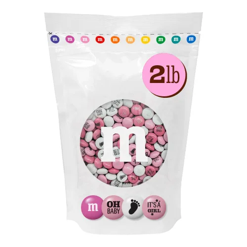 Miniatura 19 de M&M'S World It's A Boy - Bolsa de caramelos de chocolate con leche de 2 libras con blanco y azul M&M'S para baby showers, fiestas de revelación