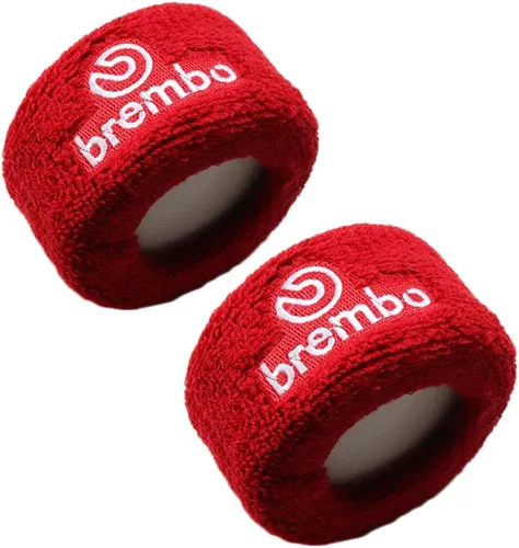 Miniatura 4 de JDM - Calcetines universales para depósito de aceite de líquido de frenos para motocicletas, motos deportivas, bicicletas, compatibles con Honda