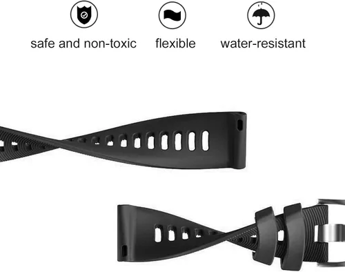 Miniatura 4 de ISABAKE Correa de reloj para Garmin Forerunner 245/645 Music, correa de repuesto de silicona de liberación rápida de 0.787 in para Vivoactive 3/Venu